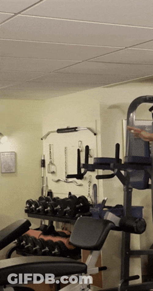 Funny Queer Walking On Balance Beam GIF