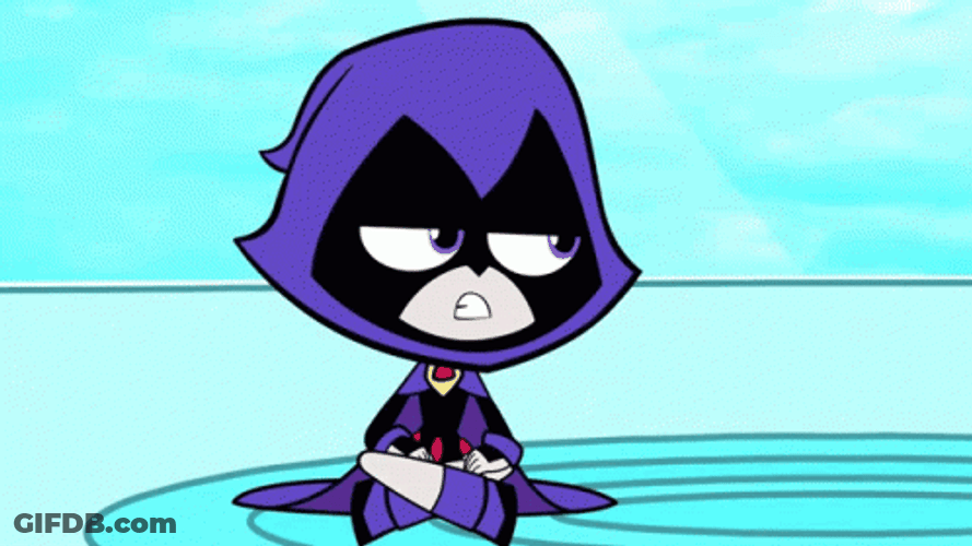 Funny Raven Eye Roll GIF