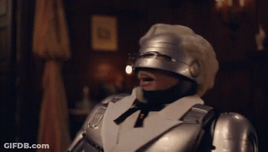 Funny Robocop Tantrums GIF