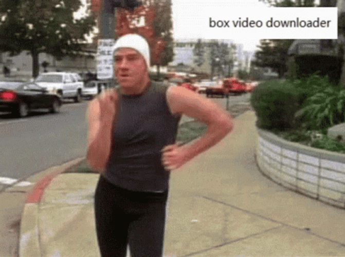 Funny Running In Place Exercise GIF