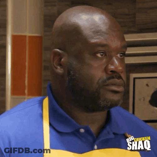 Funny Sad Shaquille O'neal Smile GIF