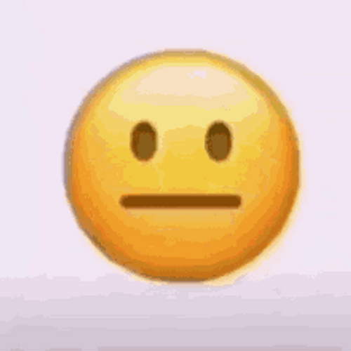 Funny Sad Surprise Lip Bite Face Emoji GIF