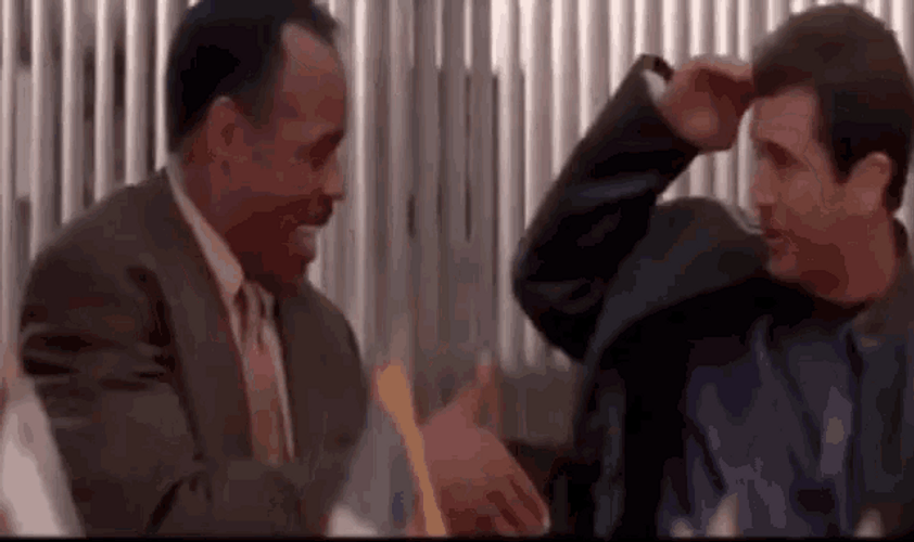 Funny Salute Handshake GIF