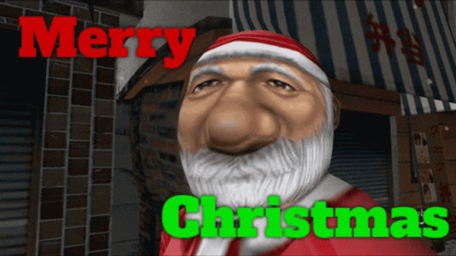 Funny Santa Claus Merry Christmas Meme GIF