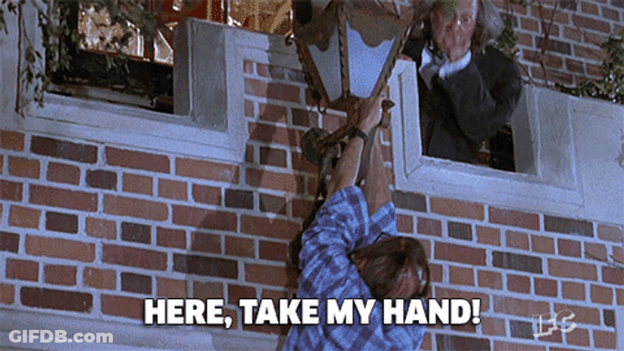 Funny Scary Movie Take My Strong Hand GIF
