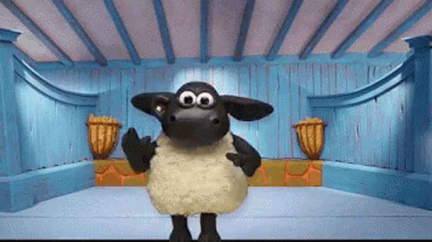 Funny Sheep Timmy Dancing GIF