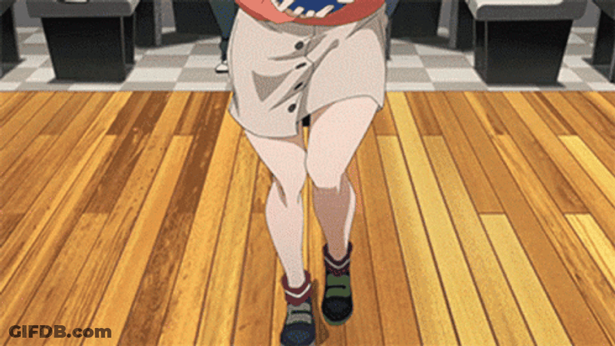 Funny Shirobako Anime Bowling Blunder GIF