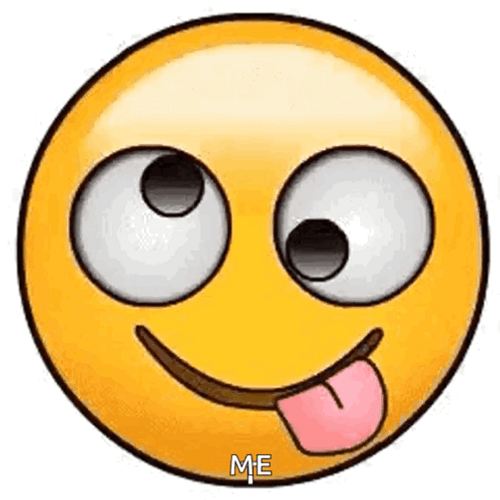 Funny Silly Face Emoji Rolling Eyes GIF