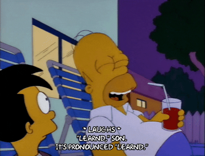 Funny Simpsons Pronounce GIF