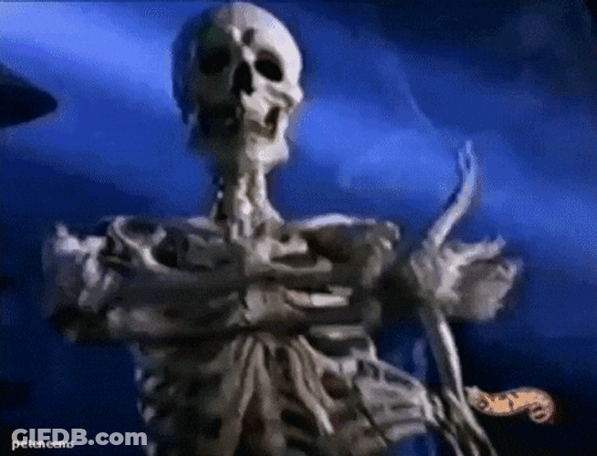 Funny Skeleton Thumbs Up GIF