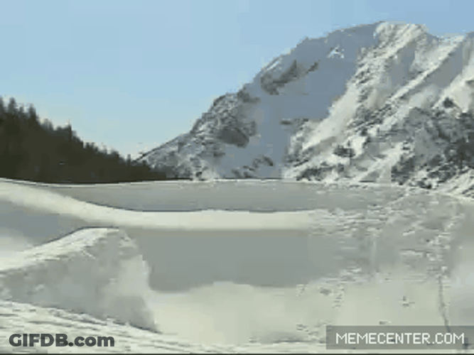Funny Skiing Nailed It GIF