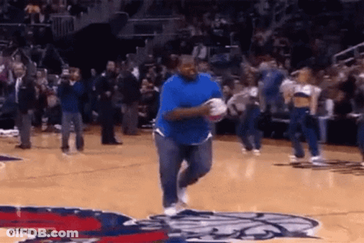 Funny Slam Dunk Fail GIF