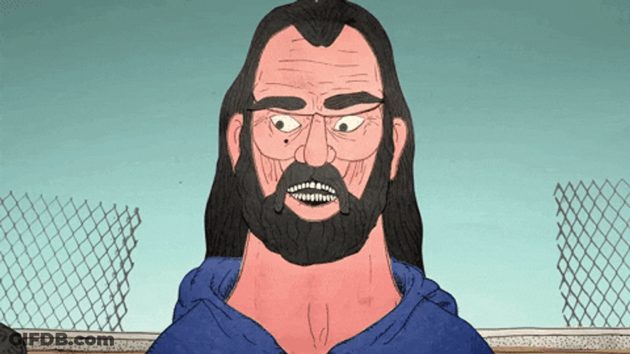 Funny Smile Awkward Cartoon GIF