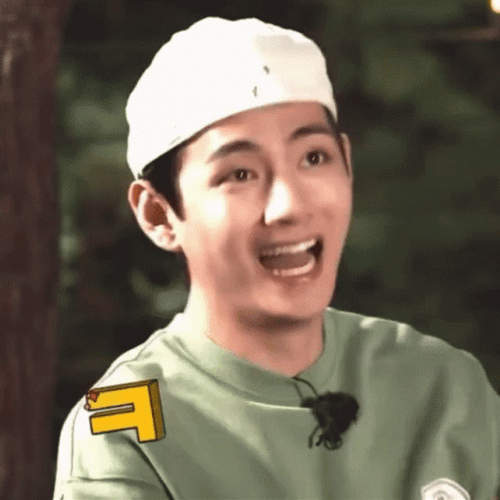 Funny Smile BTS Taehyung Laugh GIF
