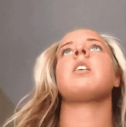 Funny Smile Double Chin Chipmunk Scary Girl GIF