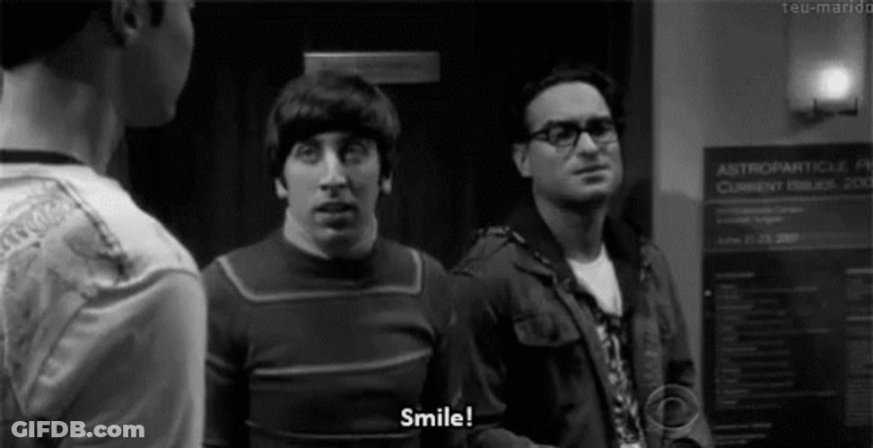 Funny Smile Sheldon Big Bang Theory GIF