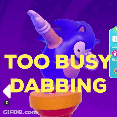 Funny Sonic The Hedgehog Too Busy Dancing Dab GIF