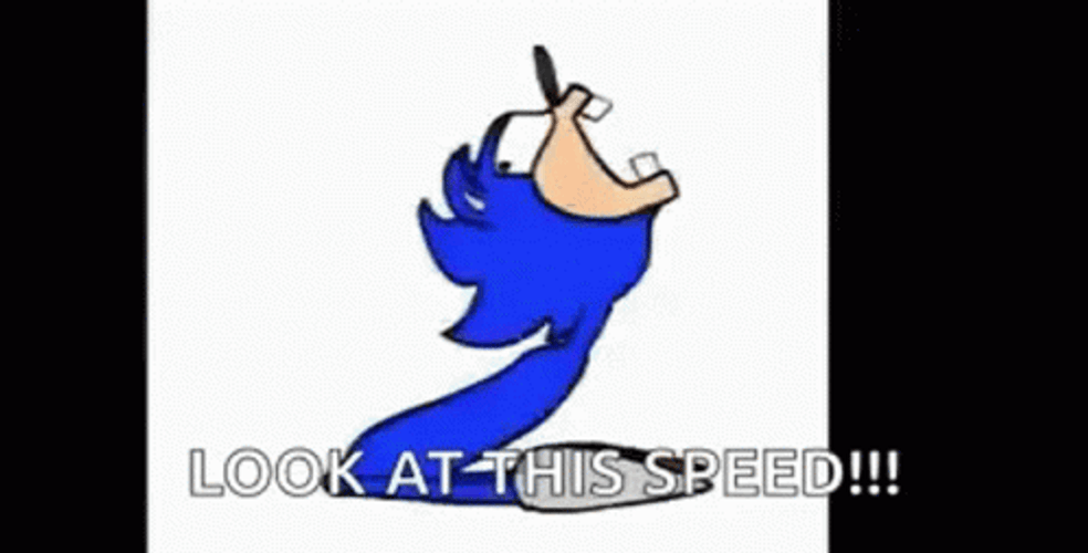 Funny Sonic Wiggling While Walking GIF