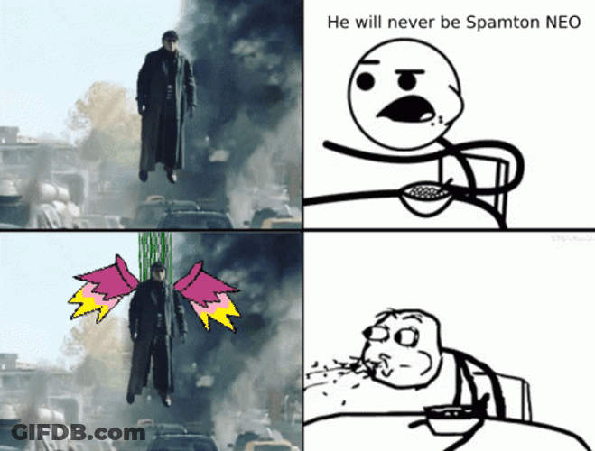 Funny Spamton Neo Matrix Meme GIF