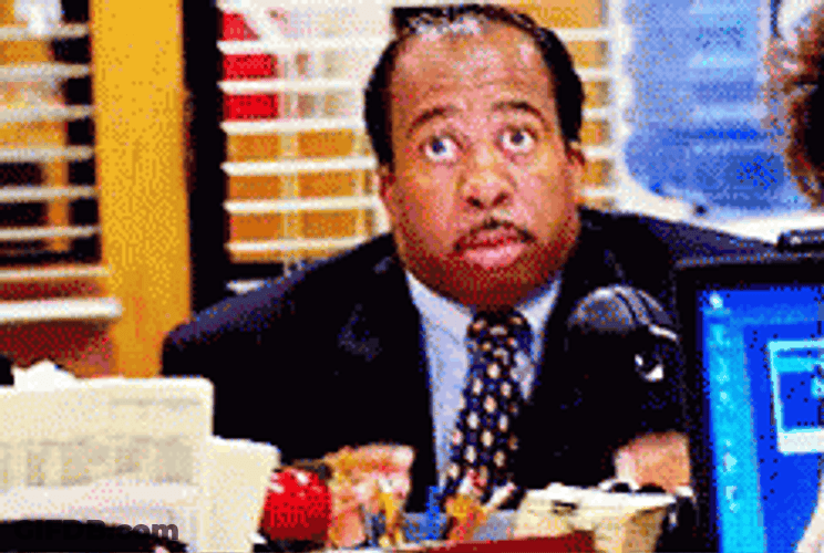 Funny Sprinting Stanley Hudson The Office GIF