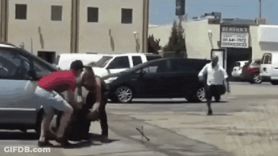 Funny Stealing Men GIF