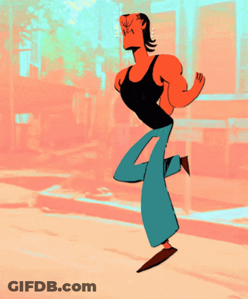 Funny Steven Seagal Animation GIF