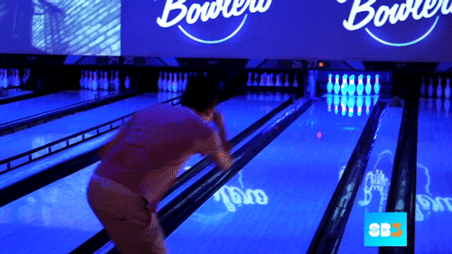 Funny Summer Bowling Lane Whiff GIF