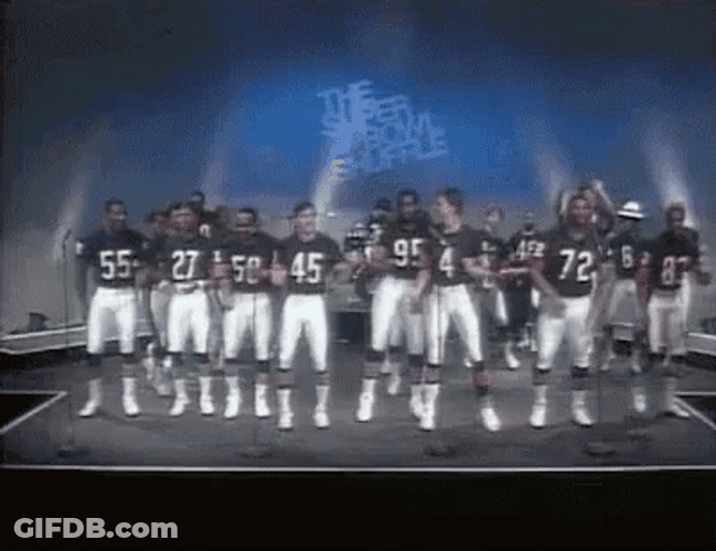 Funny Super Bowl Shuffle Dance GIF