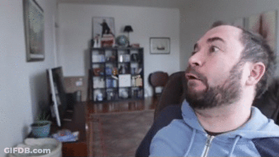 Funny Surprise Shocked Reaction GIF
