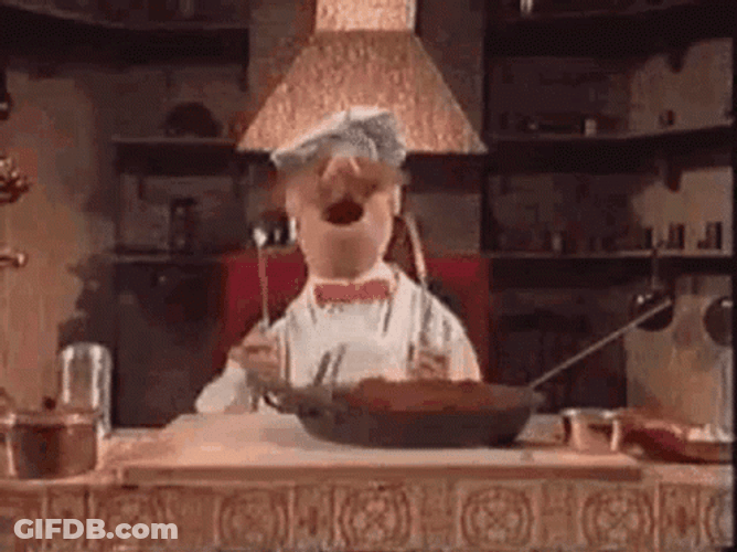 Funny Swedish Chef Dancing GIF