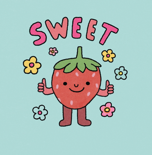 Funny Sweet Strawberry Emoji Dancing GIF