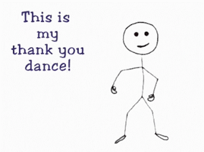 Funny Thank You Dance GIF