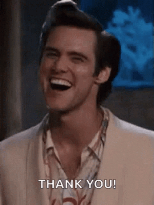Funny Thank You Jim Carrey GIF