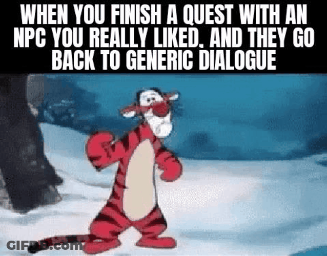 Funny Tigger Quest Meme GIF