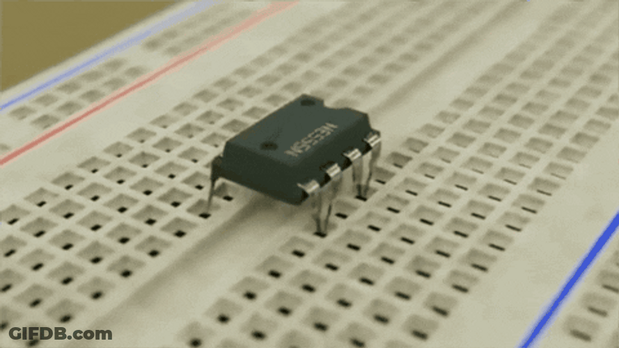 Funny Tiny Crawling Computer Chip GIF