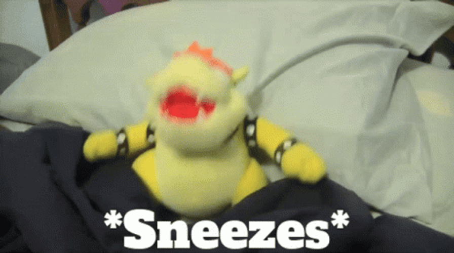 Funny Toy Sneezing GIF