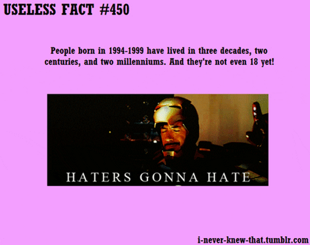 Funny Useless Facts About Age GIF