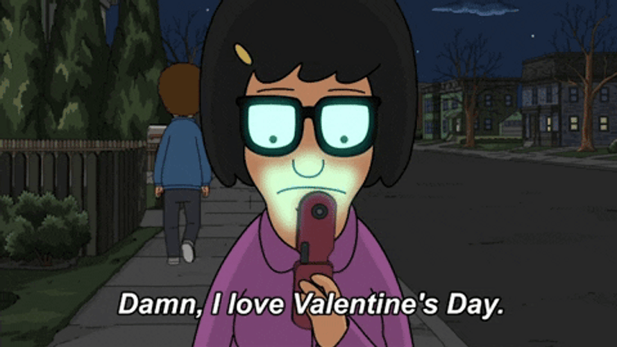 Funny Valentines Simpsons GIF