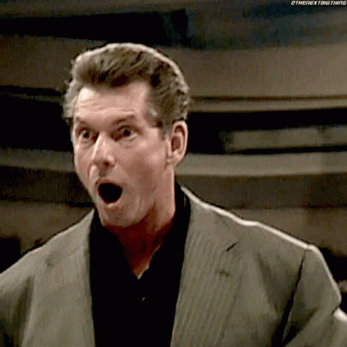 Funny Vince McMahon Meme Shock Reaction GIF