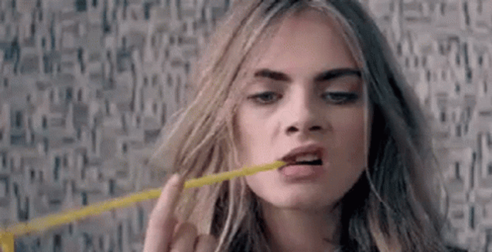 Funny Weird Cara Delevingne GIF