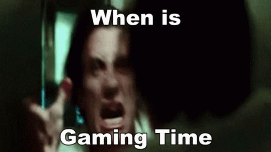 Funny When Is Gaming Time GIF