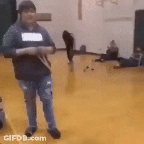 Funny Woman Down Goes Frazier GIF