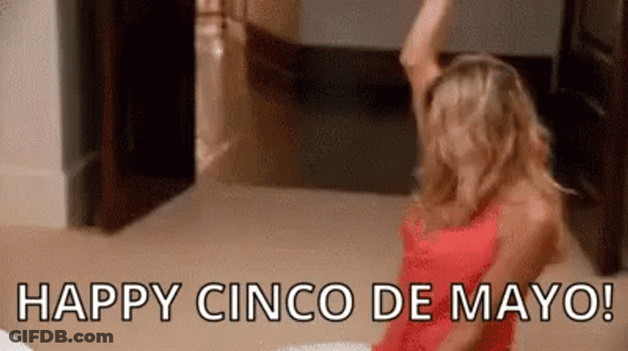 Funny Woman Happy Cinco De Mayo GIF