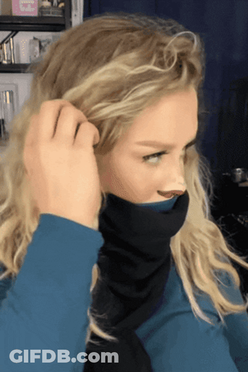 Funny Woman Make-Up GIF