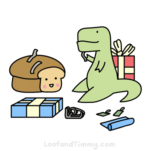 Funny Xmas Timmy And Loof Hanging Out GIF