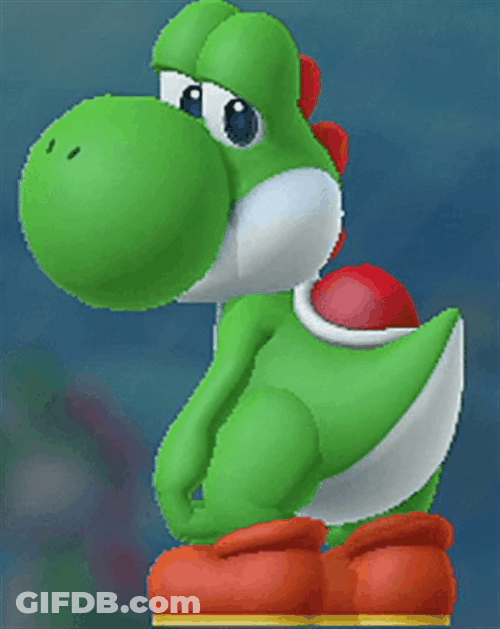 Funny Yoshi Twerking GIF