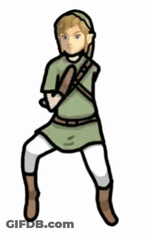 Funny Zelda Link Dance GIF