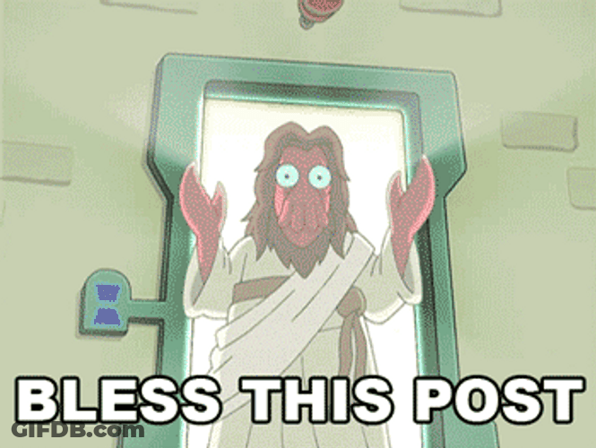 Funny Zoidberg Bless This Post GIF