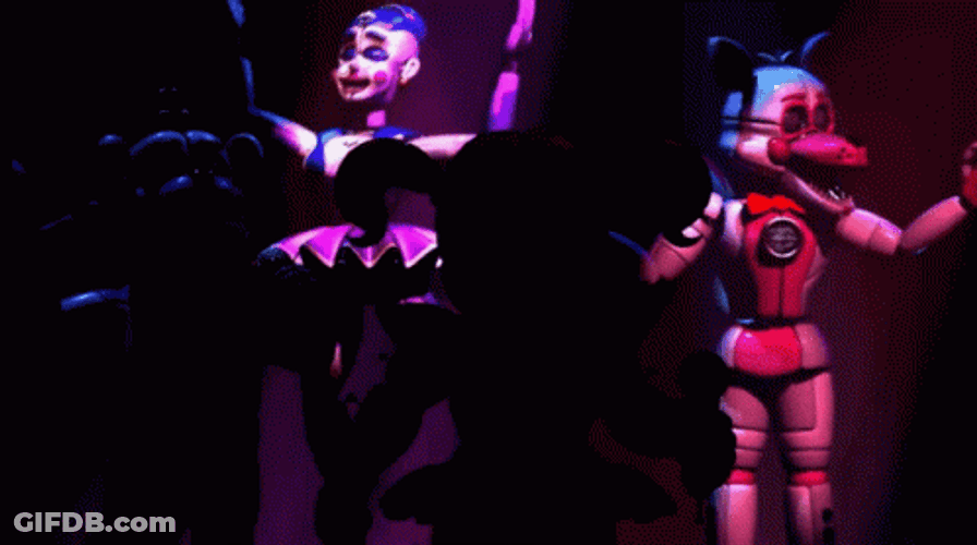 Funtime Foxy Lock Dance Performance GIF