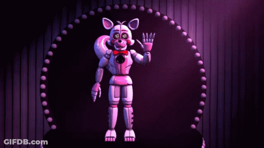 Funtime Foxy On Stage GIF